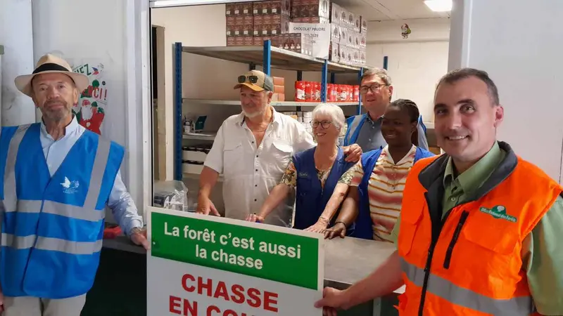 L’ONF offre plus de 1000 kilos de viande au Secours Populaire Français