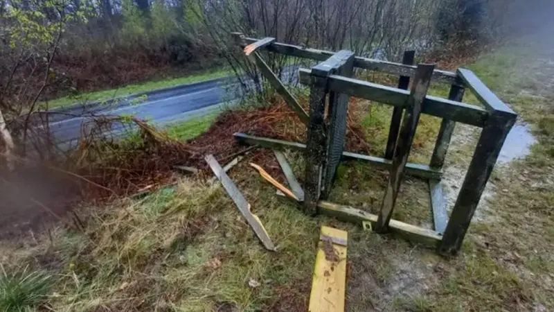 30 miradors vandalisés dans le Calvados par « un petit commando »