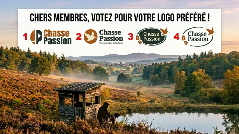 Donnez-nous votre avis sur le (peut-être) futur logo de Chasse Passion ?