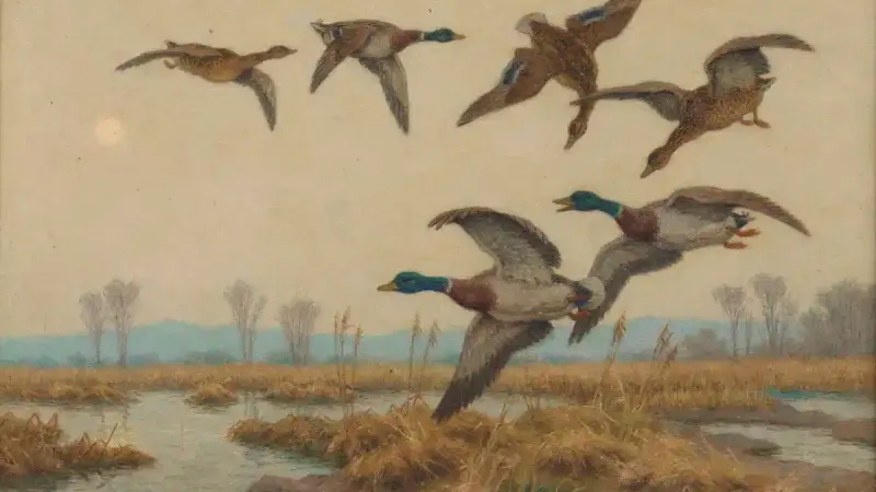 Huile-sur-toile-Georges-Frederic-Rotig