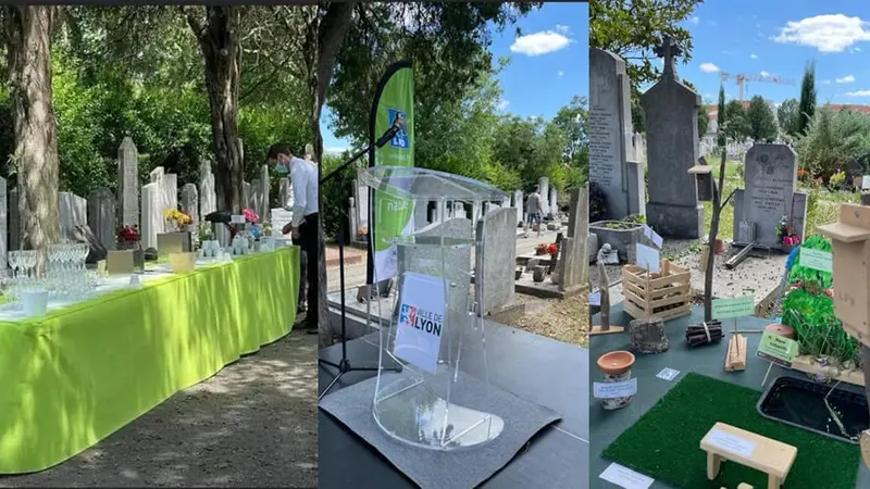 La LPO organise un cocktail et un atelier nichoir dans le cimetière de Lyon, devenu refuge LPO
