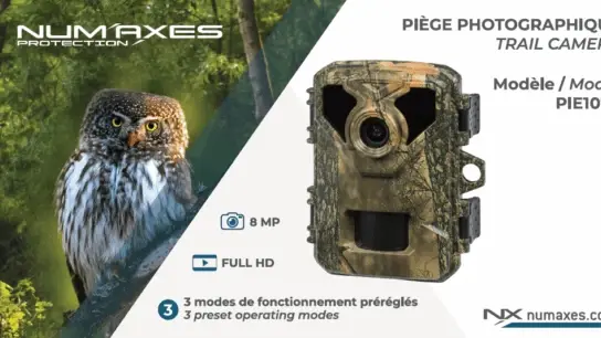 Nouveau piège photo Num’Axes PIE 1075 à prix mini.