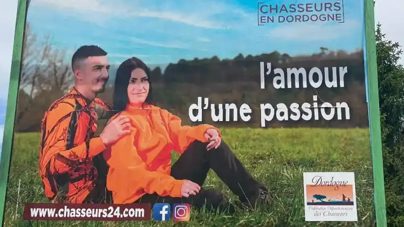 Publicités pour la chasse en Dordogne