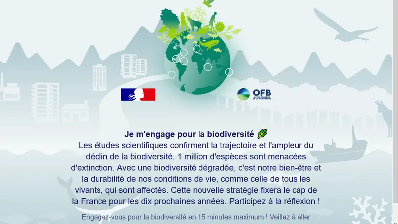 Une consultation citoyenne pour la protection de la biodiversité a été mise en place par le gouvernement