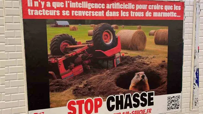 affiches interdiction de la chasse à la marmotte