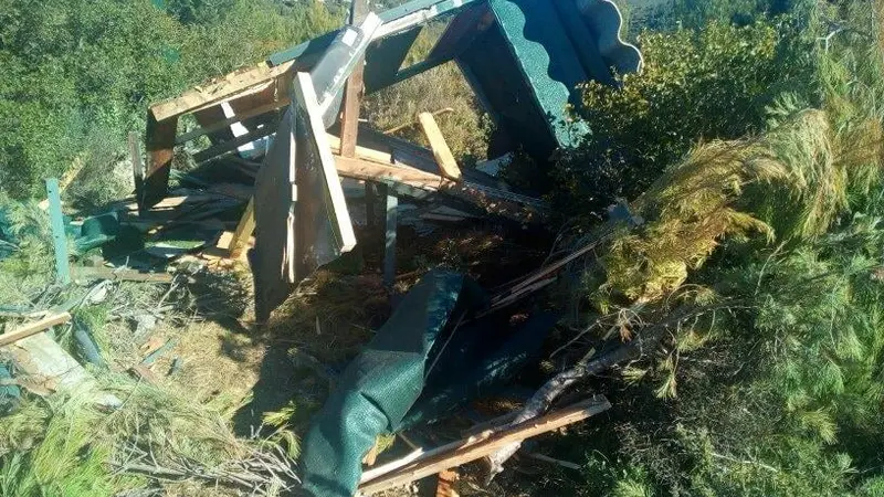 Plusieurs postes de chasse détruits par les anti-chasse sur les hauteurs de Marseille