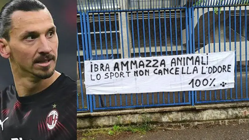 Des animalistes s’en prennent à Zlatan Ibrahimovic lors d’un match de foot en Italie