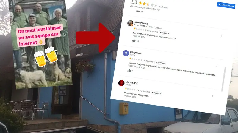 Pierre Rigaux appelle à victimiser un bar qui supporte le déterrage