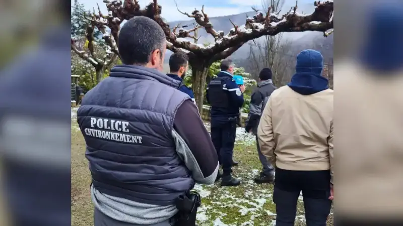 braconnier controlé à Nant Aveyron