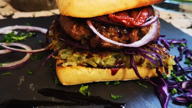 Burger de chevreuil