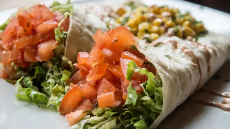 burrito végétarien