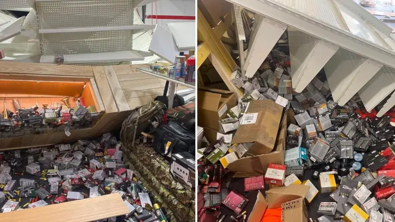 Loire-Atlantique : un magasin de chasse et pêche attaqué à la voiture-bélier