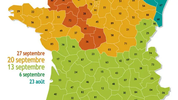 Les dates d’ouvertures de chasse 2015