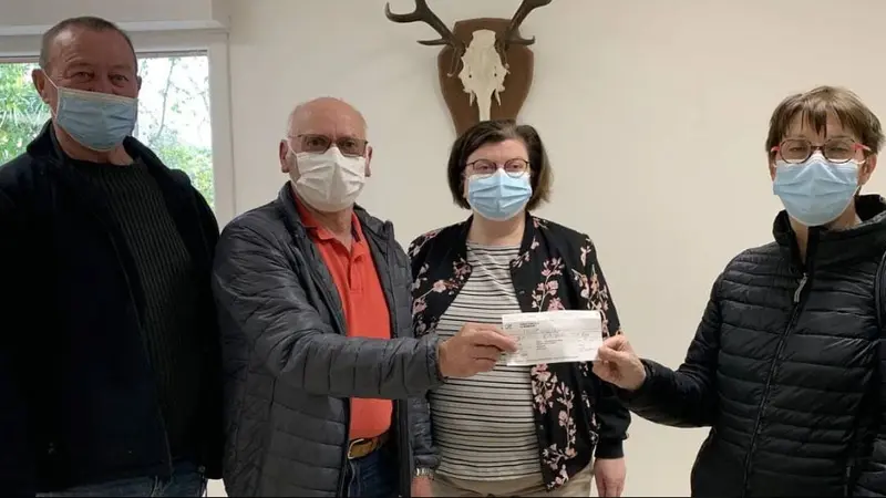 Les chasseurs collectent 800€ en faveur du Téléthon