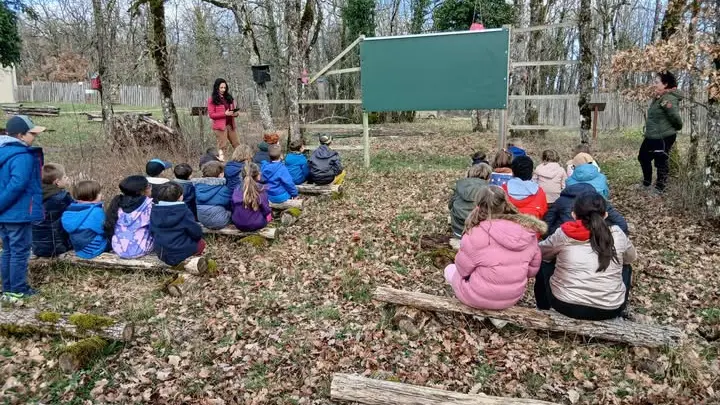 classe en foret fdc aveyron
