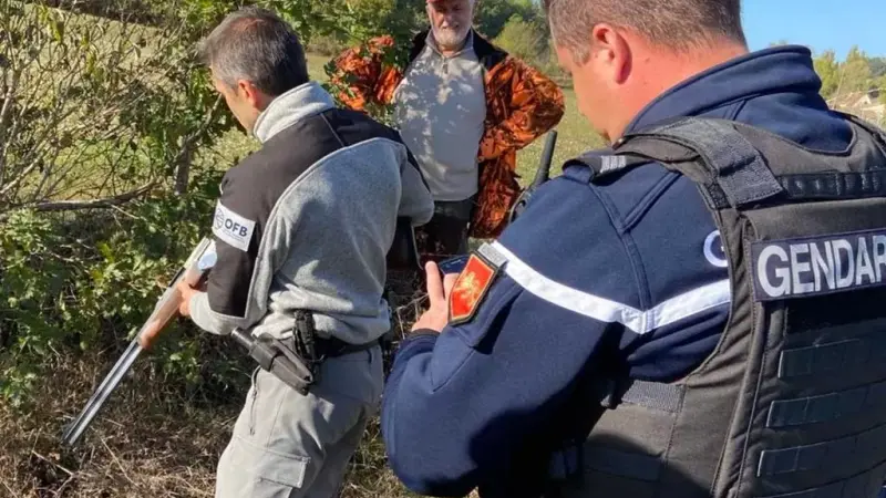 Ardèche : 35 chasseurs contrôlés par l’OFB, aucune infraction constatée