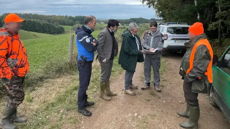 controles des chasseurs dans le Cantal
