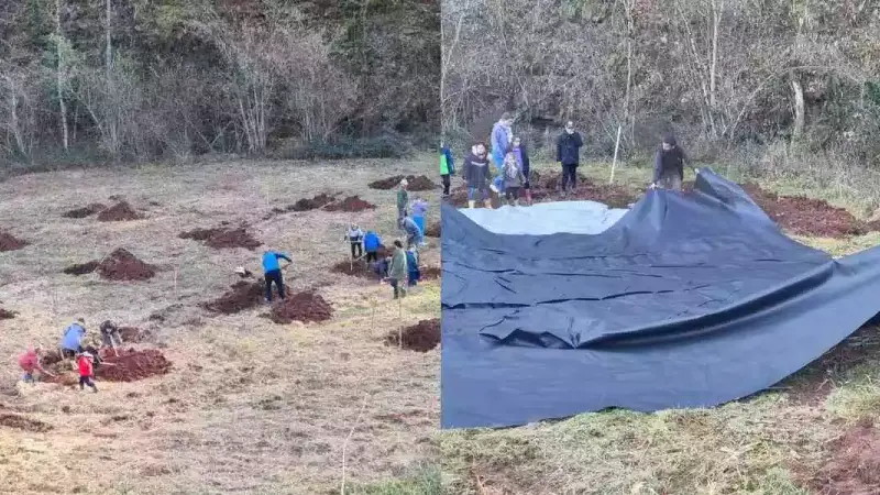 création d'un écolieu a Sébrazac