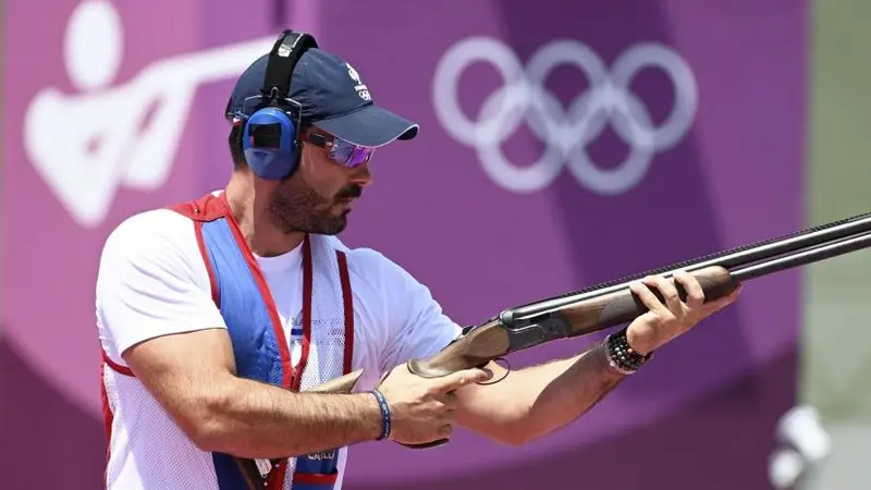 Eric Delaunay termine 5e de la final du skeet à Tokyo