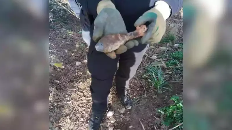 des chasseurs découvrent un obus à Saint Didier
