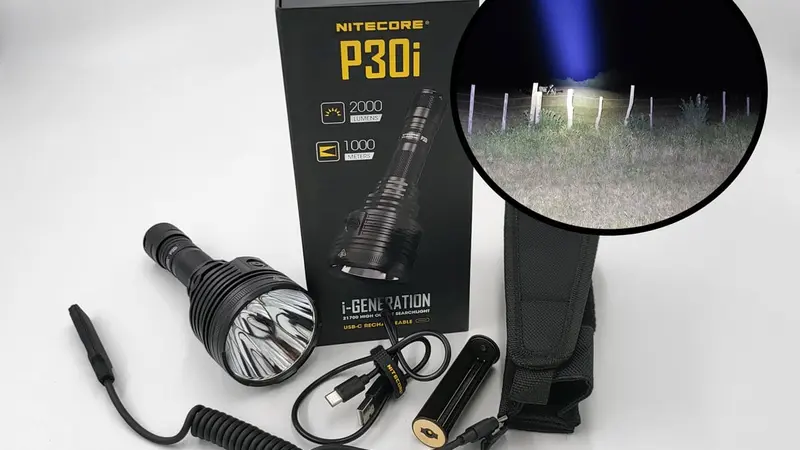 Essai : torche Nitecore P30i : Mini format, maxi luminosité