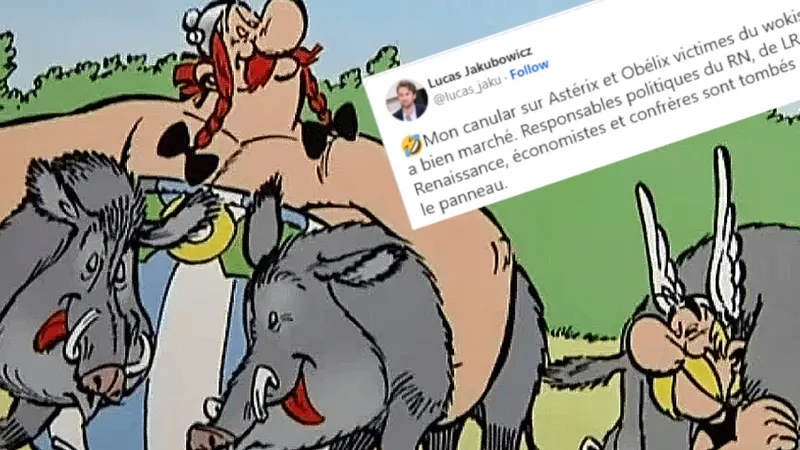 Suppression des sangliers dans les BD Astérix : le journaliste a juste lancé un canular