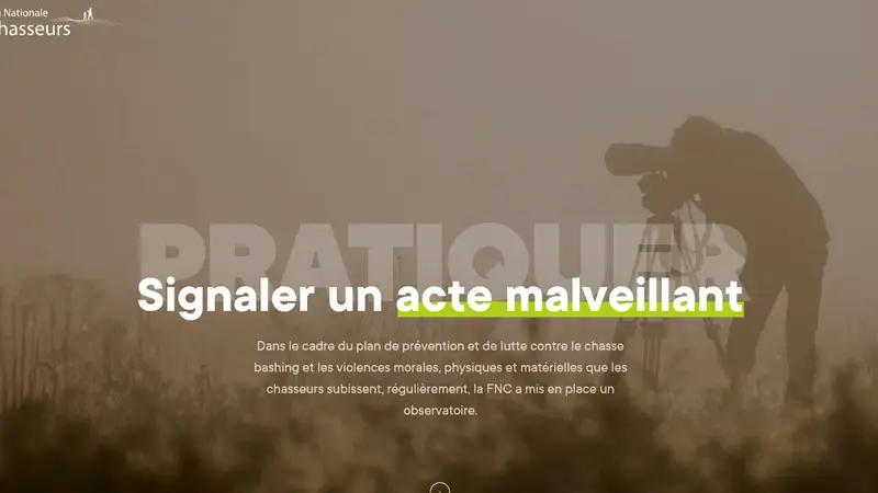 Chassebashing : la FNC met en ligne un nouveau formulaire de signalement