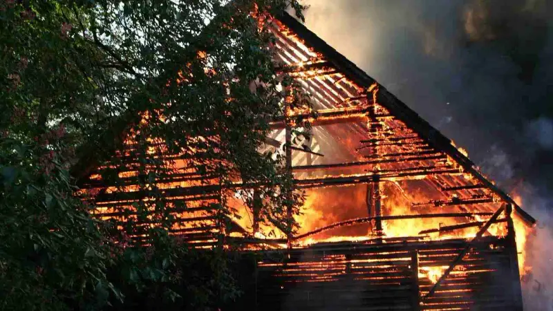 Incendie d'un local de chasse en Haute-Saône