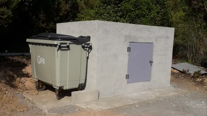 A Carbuccia en Corse, la commune et la Fédération aident à la construction d’une fosse à viscères