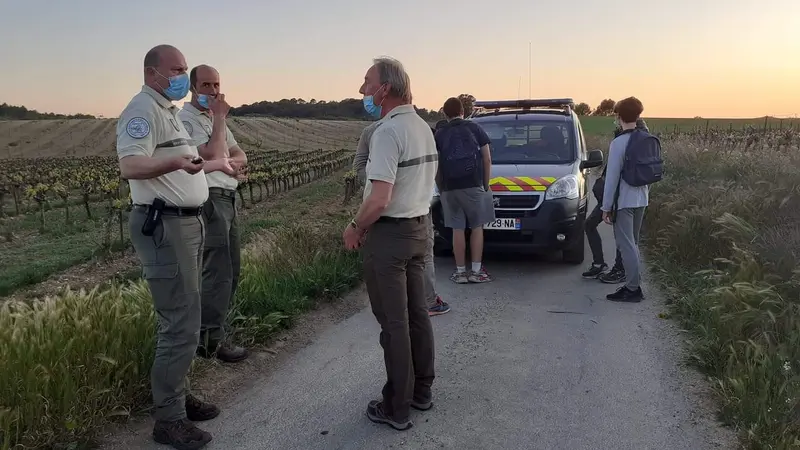 3 jeunes pyromanes pris en flagrant délit par les agents de la Fédération des Chasseurs