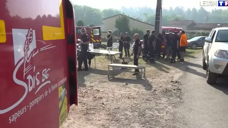 Les chasseurs en soutien des pompiers pendant les incendies dans le journal de TF1