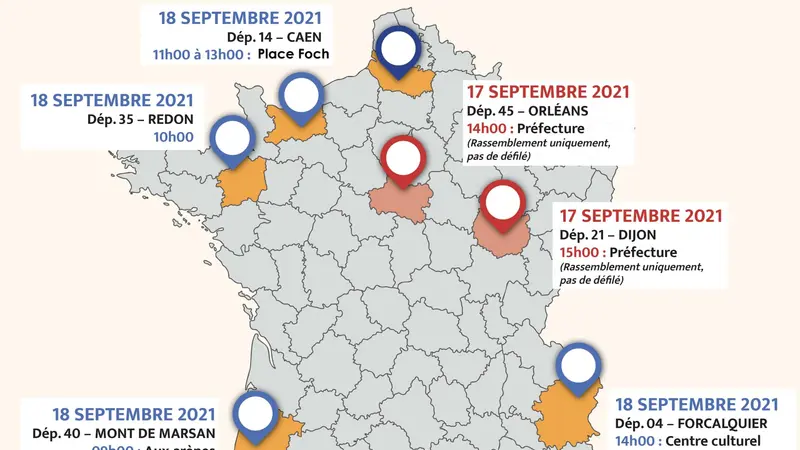 Manifestations du 17 et 18 septembre : le récap’