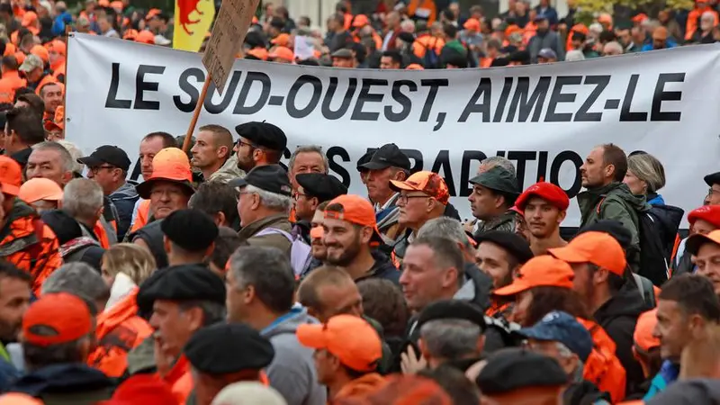 En Nouvelle-Aquitaine, les sauvaginiers se préparent à la manifestation