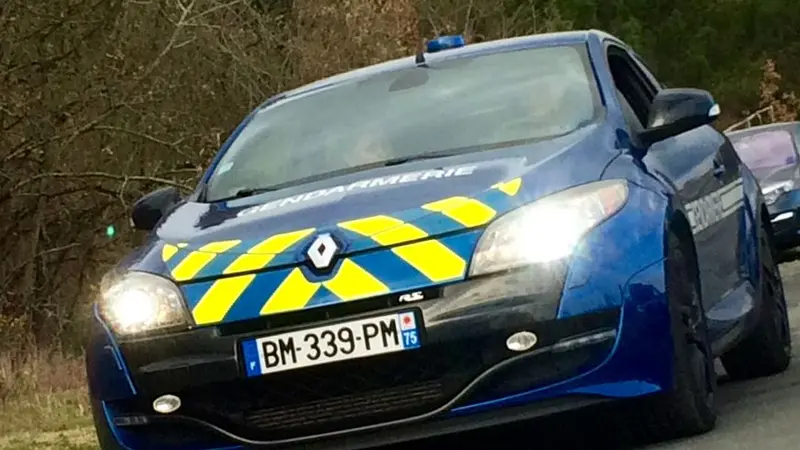 Une Megane RS de la gendarmerie percute un sanglier à pleine vitesse