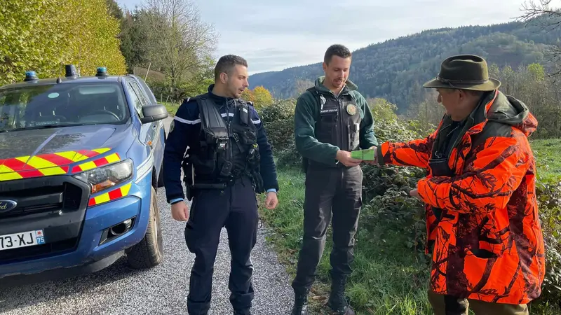Vosges : des chasseurs contrôlés, aucune infraction relevée