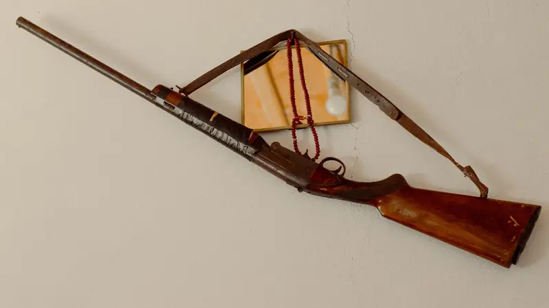 fusil au ratelier