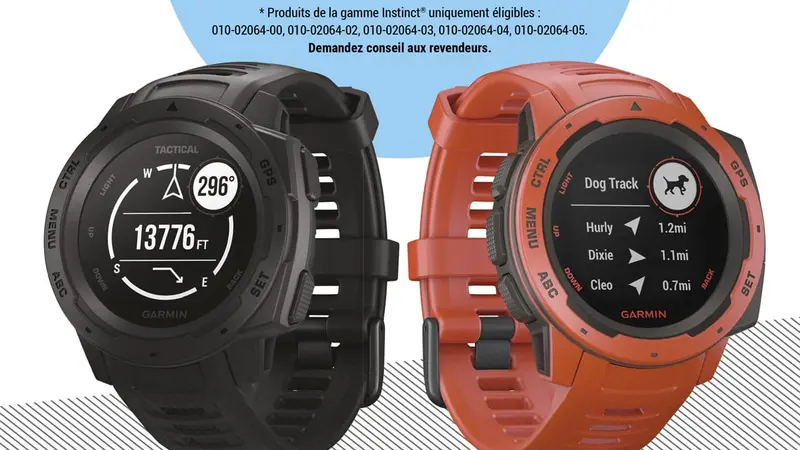 Bon plan : 50€ de remise sur votre montre Garmin