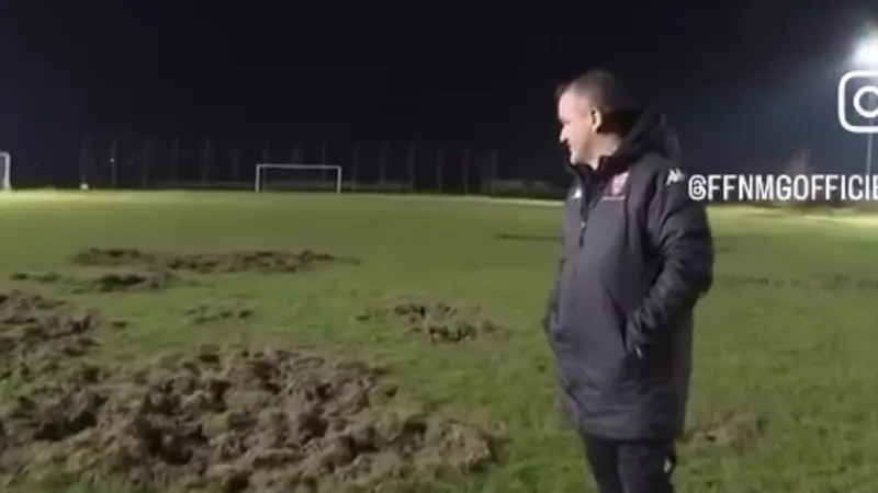 Des sangliers ravagent la pelouse des footballeuses Nîmoises, mettant le reste de leur saison en péril