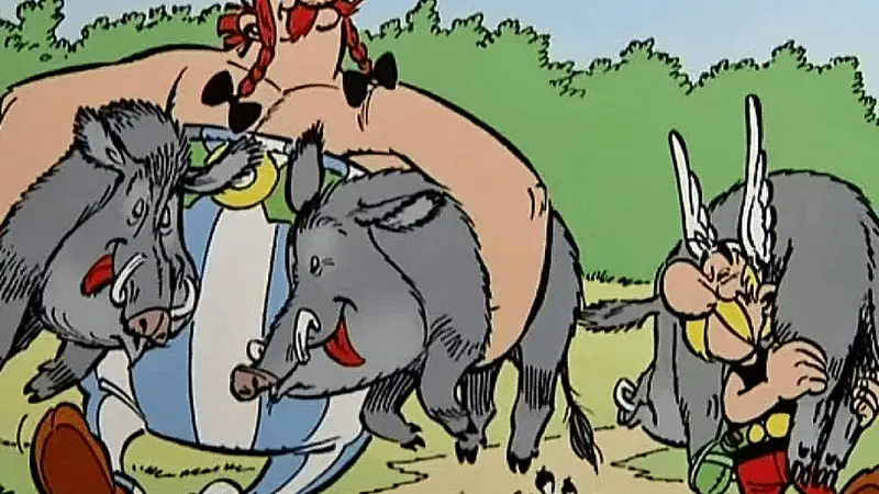 Sangliers rôtis et scènes de chasse seront supprimées de certains albums d’Astérix et Obélix