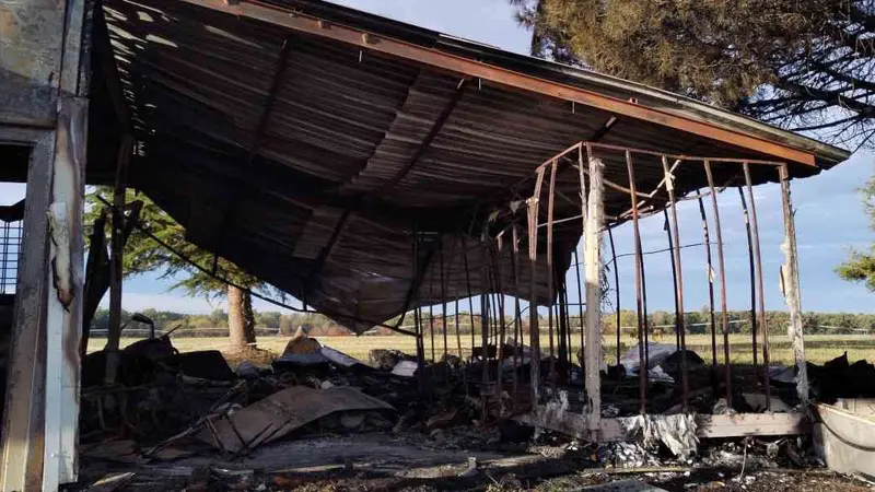 un rendez vous de chasse incendié près de Toulouse