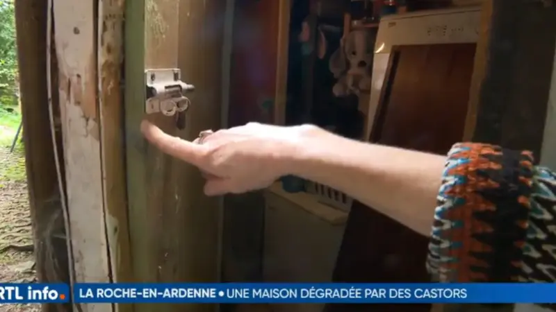 une femme expropriée à cause des castors