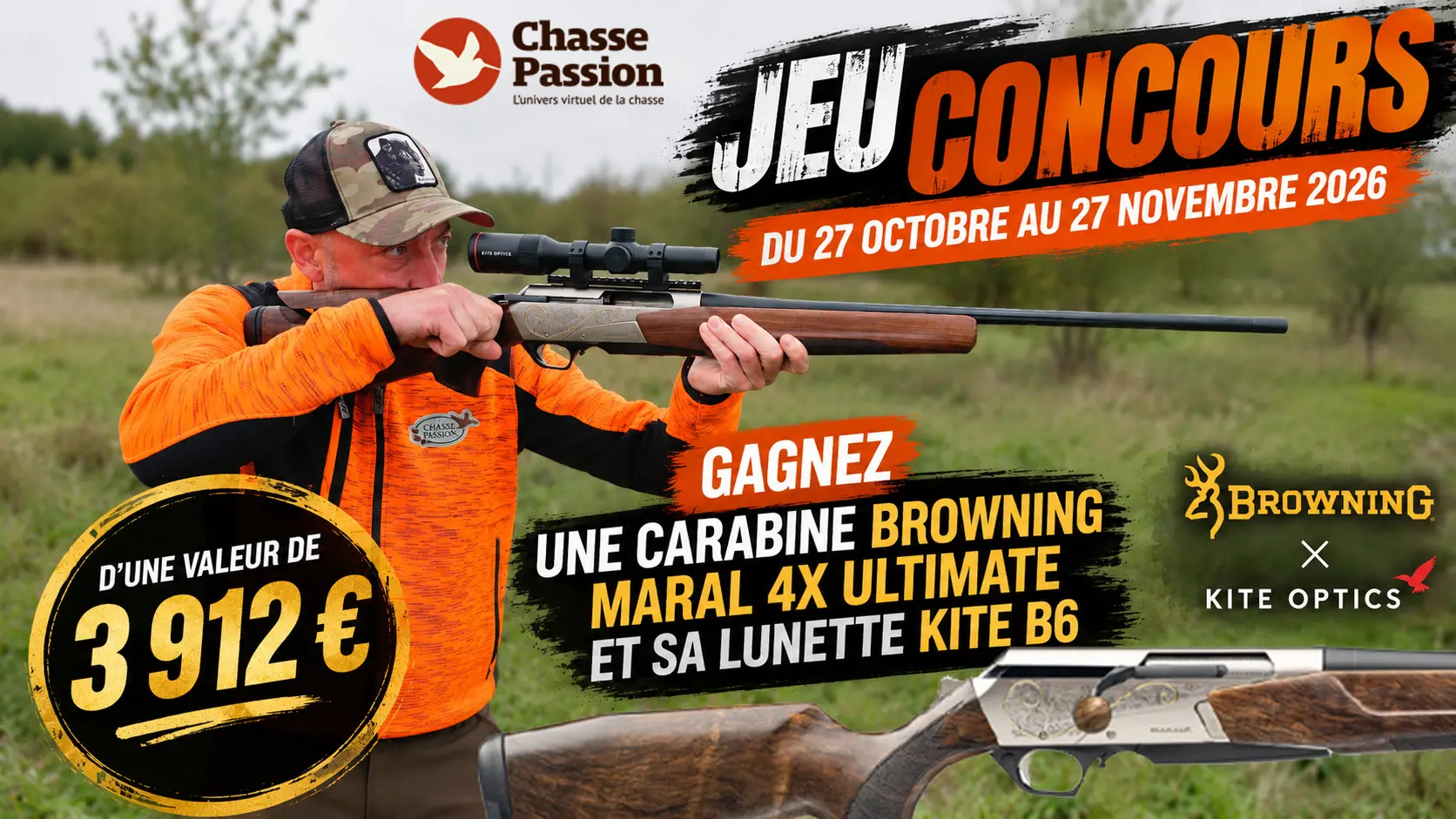 Gagnez une Maral 4X Ultimate + lunette Kite Optics B6 d’une valeur de 3912€
