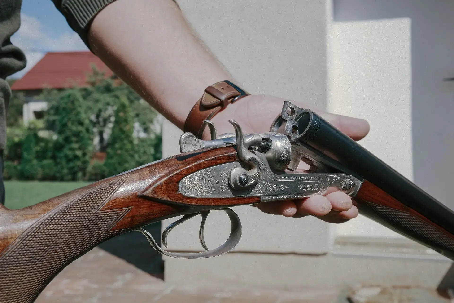 fusil de chasse à chiens
