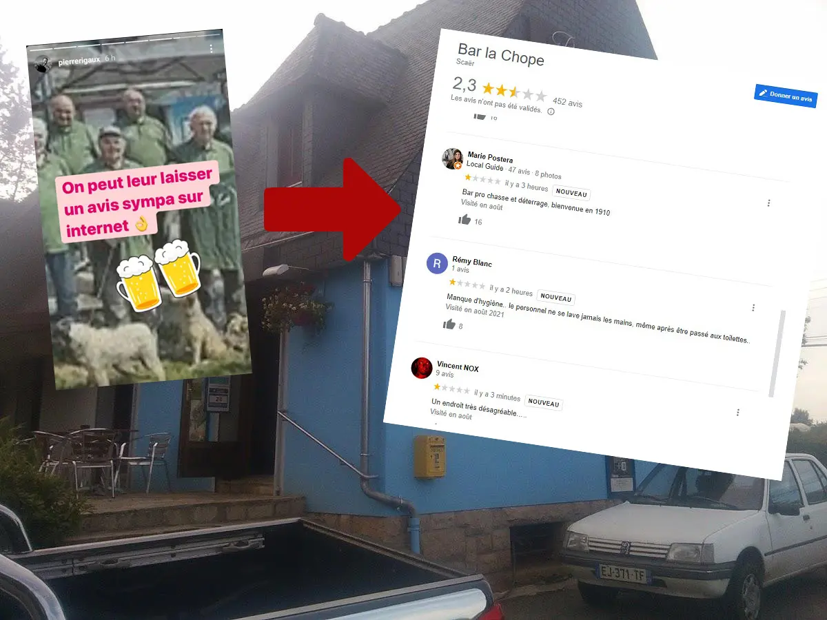 Pierre Rigaux appelle à victimiser un bar qui supporte le déterrage