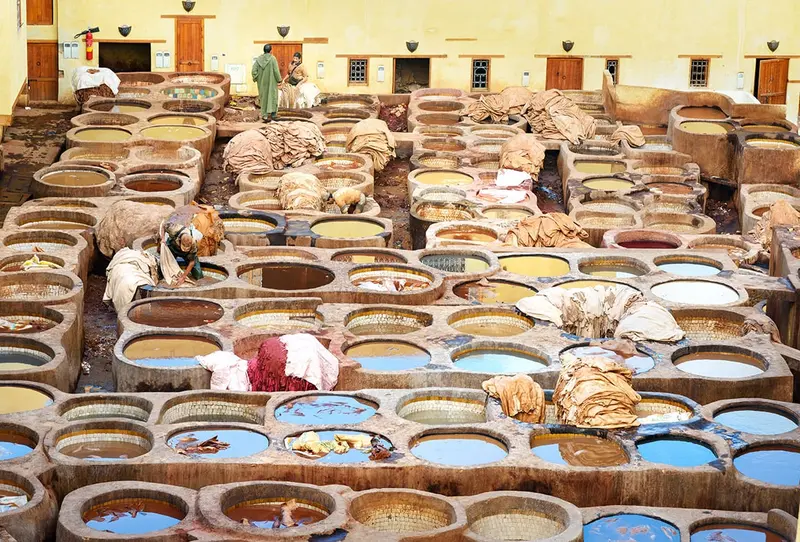 Une tannerie au Bangladesh Une tannerie au Bangladesh
