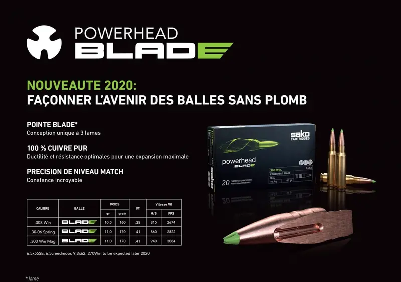 Les Sako Powerhead seront disponibles pour commencer en 300 win, 300 win mag et 30-06 spring