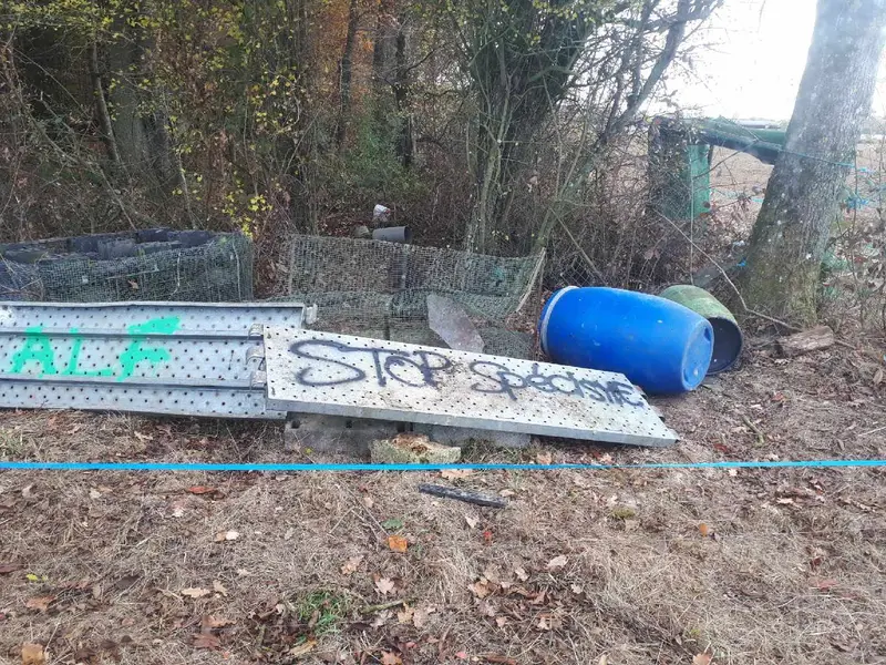 ALF détruit de nouveaux miradors en Seine et Marne