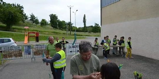 La chasse à l’arc s’invite à l’école