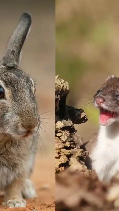 Miniature : [Vidéo] Un lapin chasse son propre prédateur