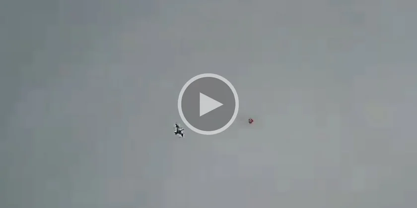 [Vidéo] Un canard prélevé à une hauteur impressionnante filmé en Shotkam